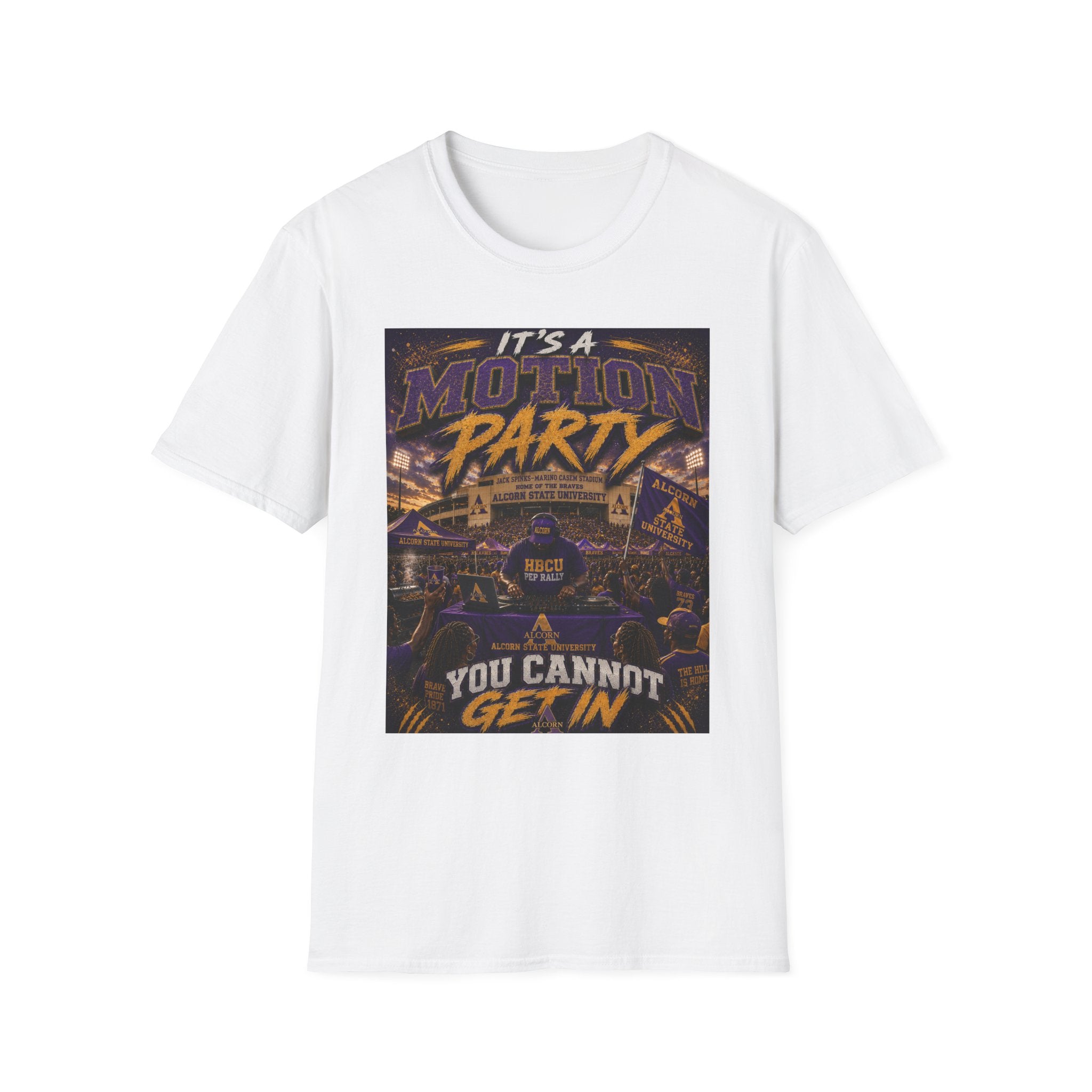 ASU MOTION PARTY GRAPHIC T-Shirt — ALCORN STATE