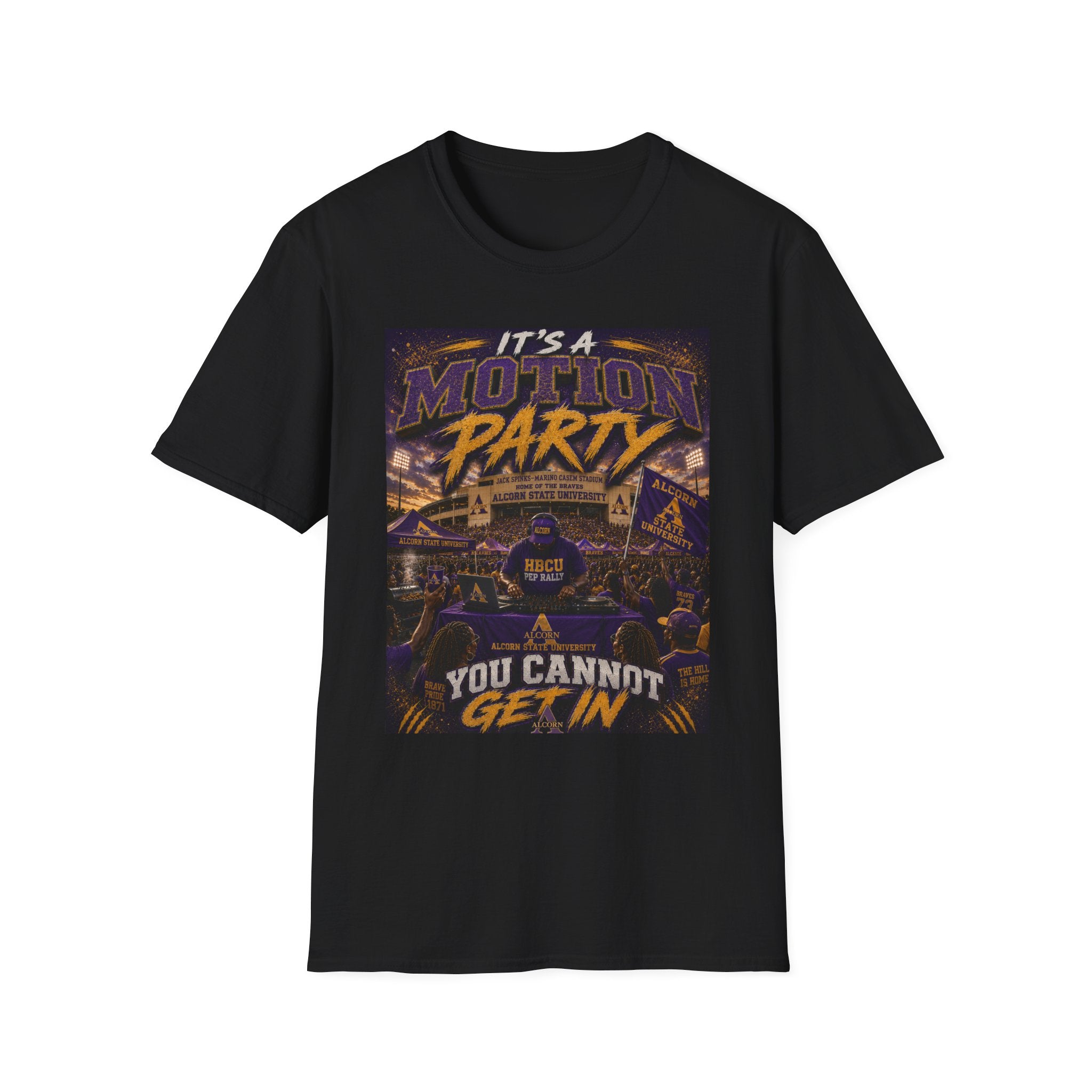 ASU MOTION PARTY GRAPHIC T-Shirt — ALCORN STATE