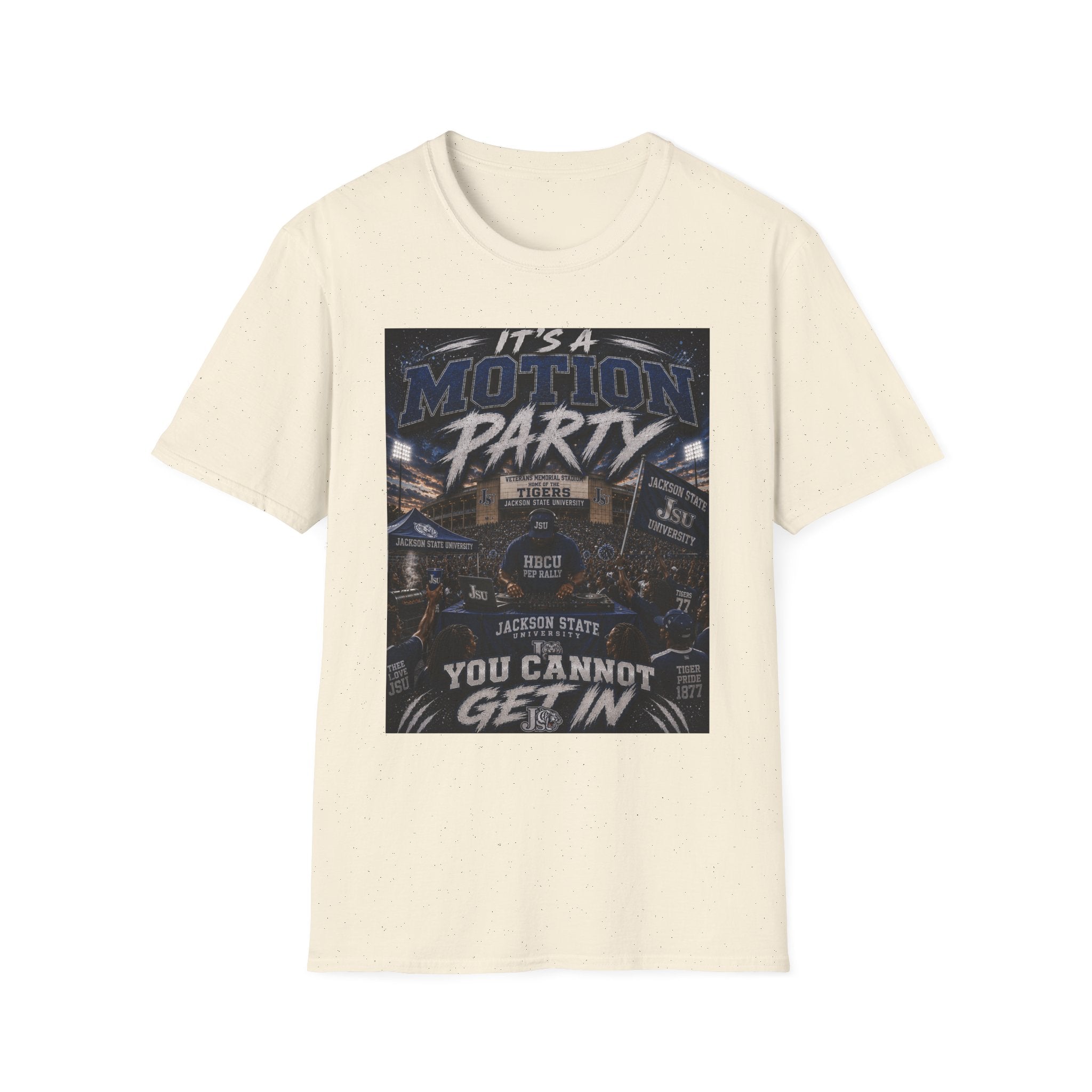 JSU  Motion Party Graphic TEE — JACKSON STATE UNIVERSITY